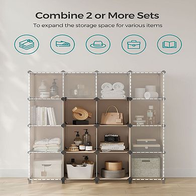Cube Storage Organizer, 6-cube Closet Storage Shelves