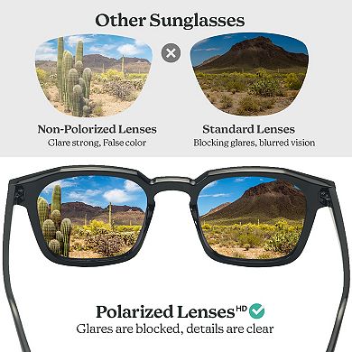 Trendy Rectangular Sunglasses