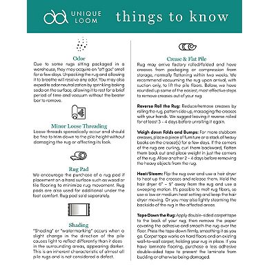 Unique Loom Manila Fars Rug