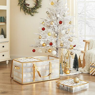 Large Christmas Ornament Storage Boxes