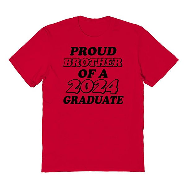 Men's COLAB89 by Threadless Proud Brother Of A 2024 Graduate Graphic Tee