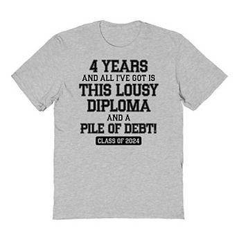 Men's COLAB89 4 Years Graduate Graphic Tee