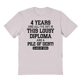 Men's COLAB89 4 Years Graduate Graphic Tee