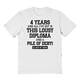 Men's COLAB89 4 Years Graduate Graphic Tee