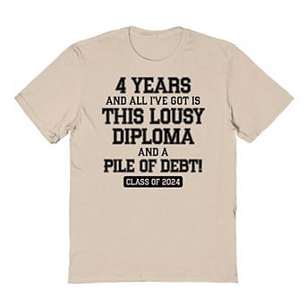 Men's COLAB89 4 Years Graduate Graphic Tee