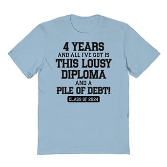 Men's COLAB89 4 Years Graduate Graphic Tee
