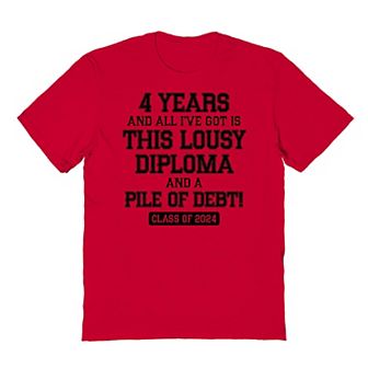 Men's COLAB89 4 Years Graduate Graphic Tee