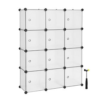 Set Of 12 Cube Storage With Door