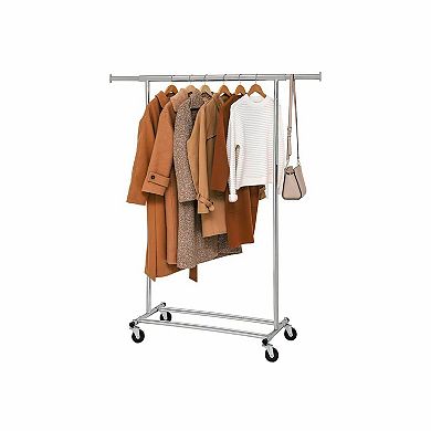 Heavy Duty Garment Rack With Extendable Hanging Rail