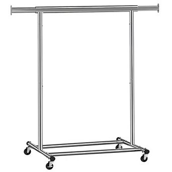 Heavy Duty Garment Rack With Extendable Hanging Rail