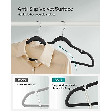 30-pack Velvet Clothes Hangers