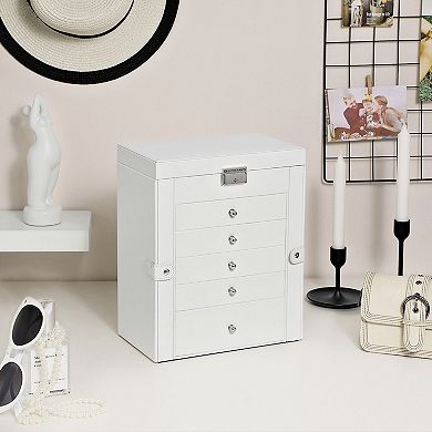 6-tier Large Jewelry Case With Drawers