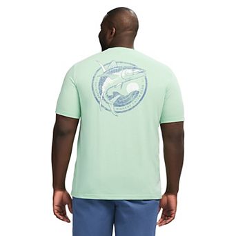 Big & Tall IZOD Saltwater Soft Wash Short Sleeve Graphic Tee