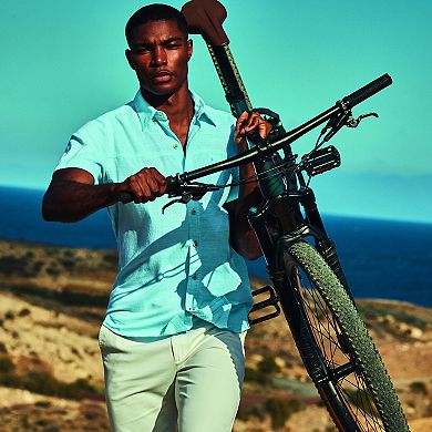 Men's IZOD Dockside Short Sleeve Chambray
