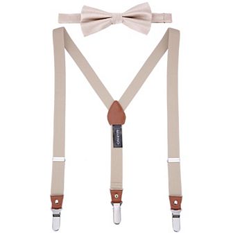 Kloope Suspenders Bow Tie Set