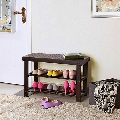 3-tier Bamboo Shoe Storage Organizer