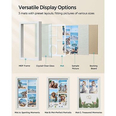 Deep Memory Display Case For Desk Wall Decor With Wood Push Pins - Set Of 2