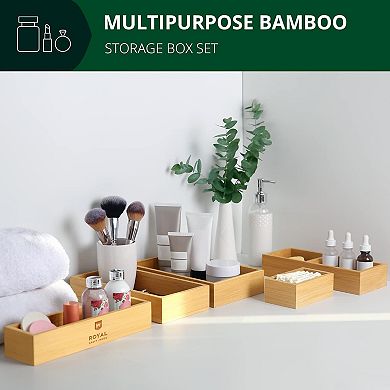 Storage Box Set Of 5, Natural