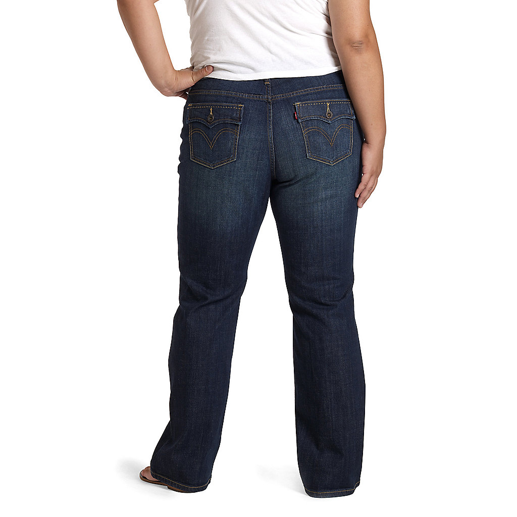 Plus Size Levi's 590 Bootcut Fuller-Waist Jeans | Kohls