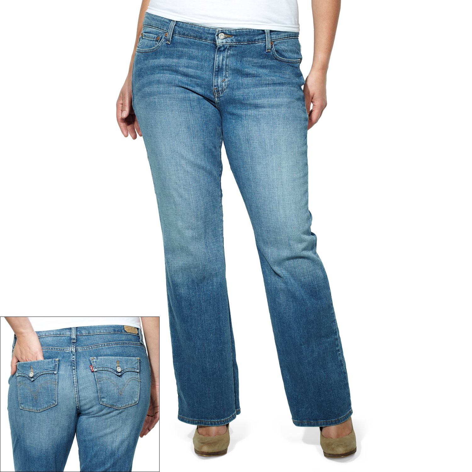 590 Bootcut Fuller-Waist Jeans
