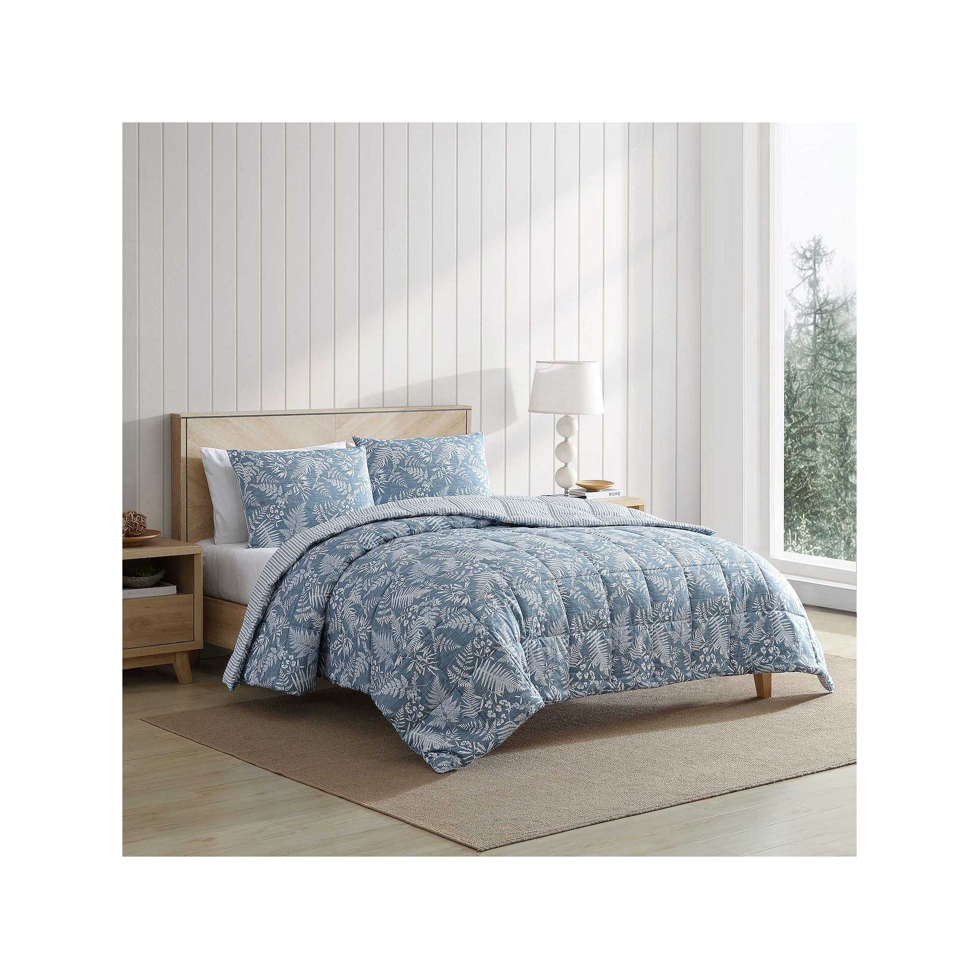 Eddie Bauer Fern Garden Comforter Set, Blue