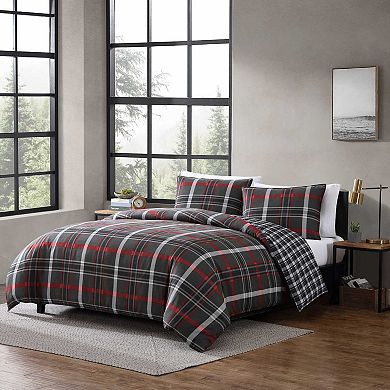 Eddie Bauer Willow Plaid King Duvet Set