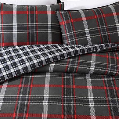 Eddie Bauer Willow Plaid King Duvet Set
