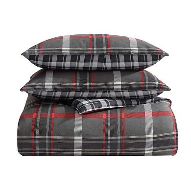 Eddie Bauer Willow Plaid King Duvet Set
