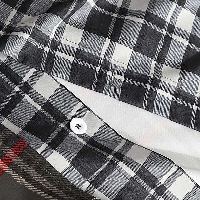 Eddie Bauer Willow Plaid King Duvet Set