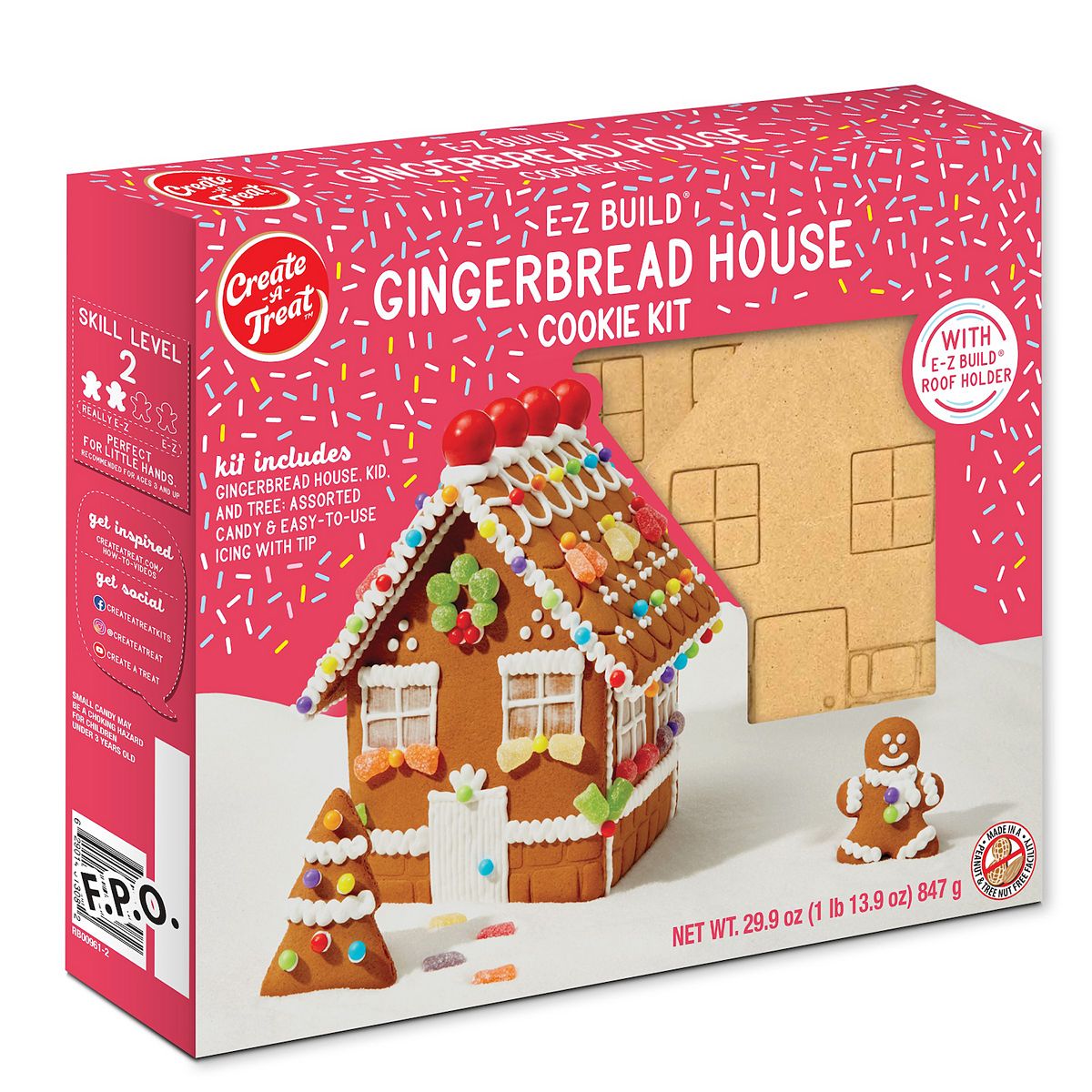E-Z Build Large Gingerbread House Kit