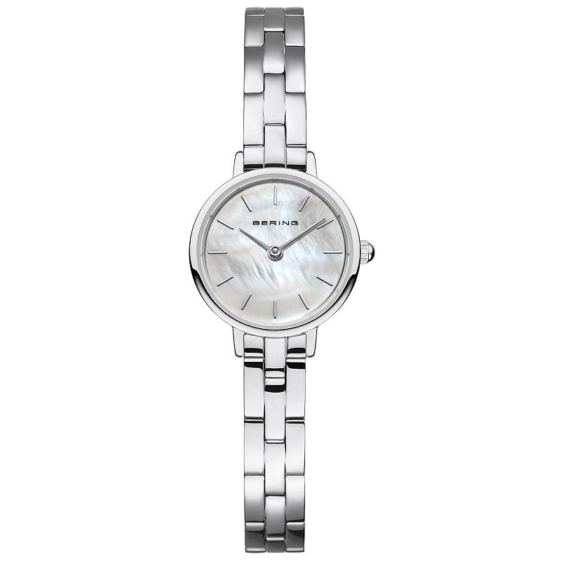 BERING Women's Slim Two-Tone Stainless Steel Bracelet Watch - 11022-714, Size: 22MM, Silver