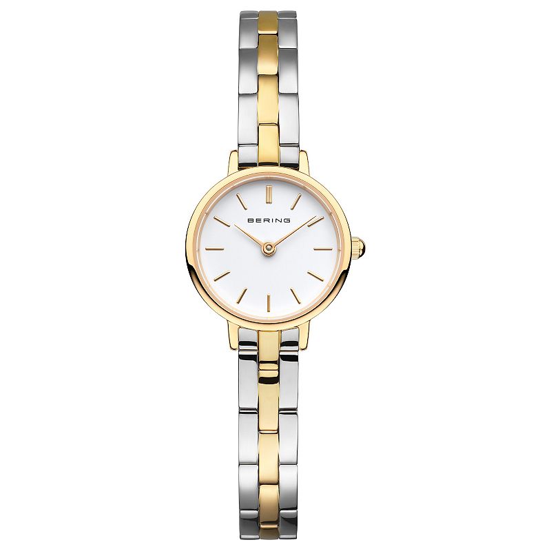 BERING Women's Slim Two-Tone Stainless Steel Bracelet Watch - 11022-714, Size: 22MM, Two Tone