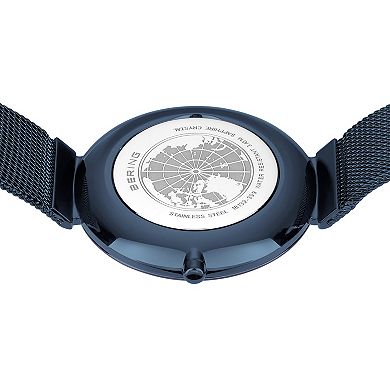 BERING Women's Classic Two Tone Stainless Steel Milanese Bracelet Watch - 18132-399