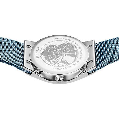 BERING Women's Classic Stainless Steel Sunray Dial Milanese Bracelet Watch - 12927-308