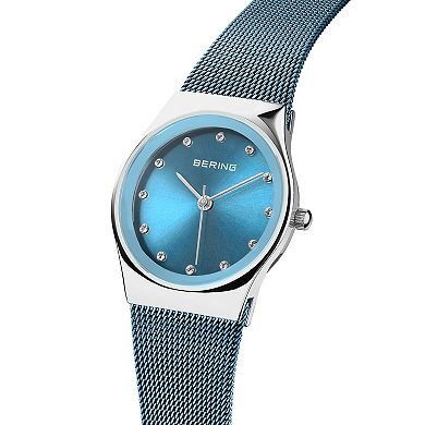 BERING Women's Classic Stainless Steel Sunray Dial Milanese Bracelet Watch - 12927-308