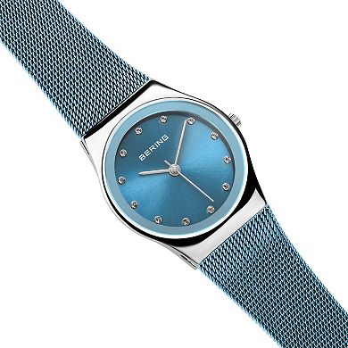 BERING Women's Classic Stainless Steel Sunray Dial Milanese Bracelet Watch - 12927-308