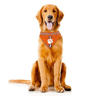 NCAA Clemson Tigers Reversible Pet Bandana