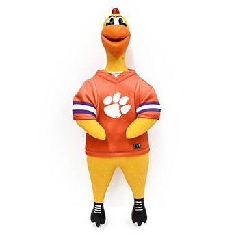NCAA Clemson Tigers Team Rubber Chicken Pet Toy