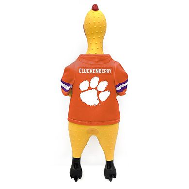 NCAA Clemson Tigers Team Rubber Chicken Pet Toy