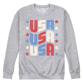 Men's USA Stacked Fleece Sweatshirt