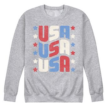 Men's USA Stacked Fleece Sweatshirt