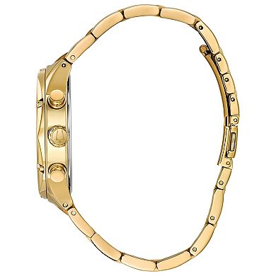 Bulova Men's Classic Gold Tone Stainless Steel Chronograph Bracelet Watch - 97B161