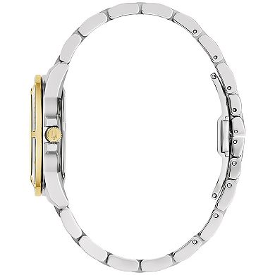 Bulova Women's Marine Star Two Tone Stainless Steel Diamond Accent Bracelet Watch - 98P215