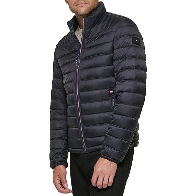 Big & Tall Tommy Hilfiger Stand Collar Packable Puffer Jacket
