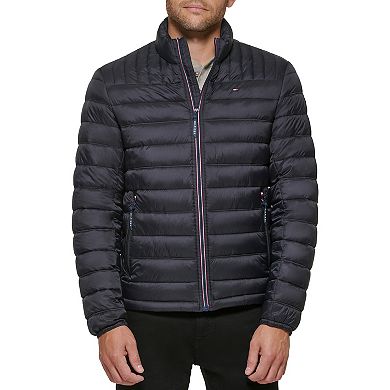Big & Tall Tommy Hilfiger Stand Collar Packable Puffer Jacket