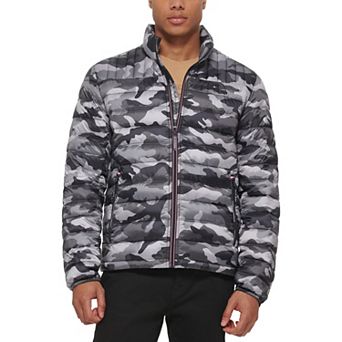 Big & Tall Tommy Hilfiger Stand Collar Packable Puffer Jacket