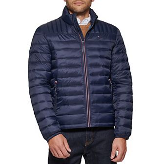 Big & Tall Tommy Hilfiger Stand Collar Packable Puffer Jacket