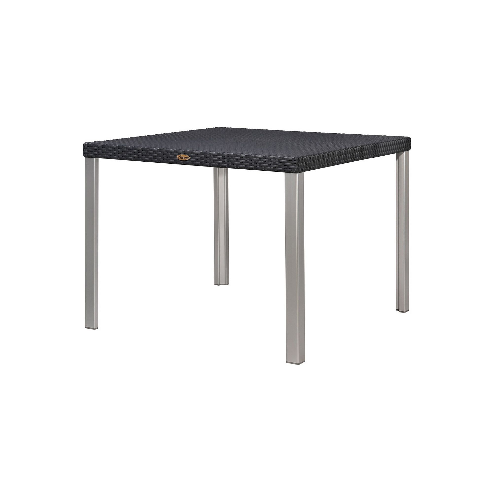 Lagoon Oslo Rattan Dining Table, Black