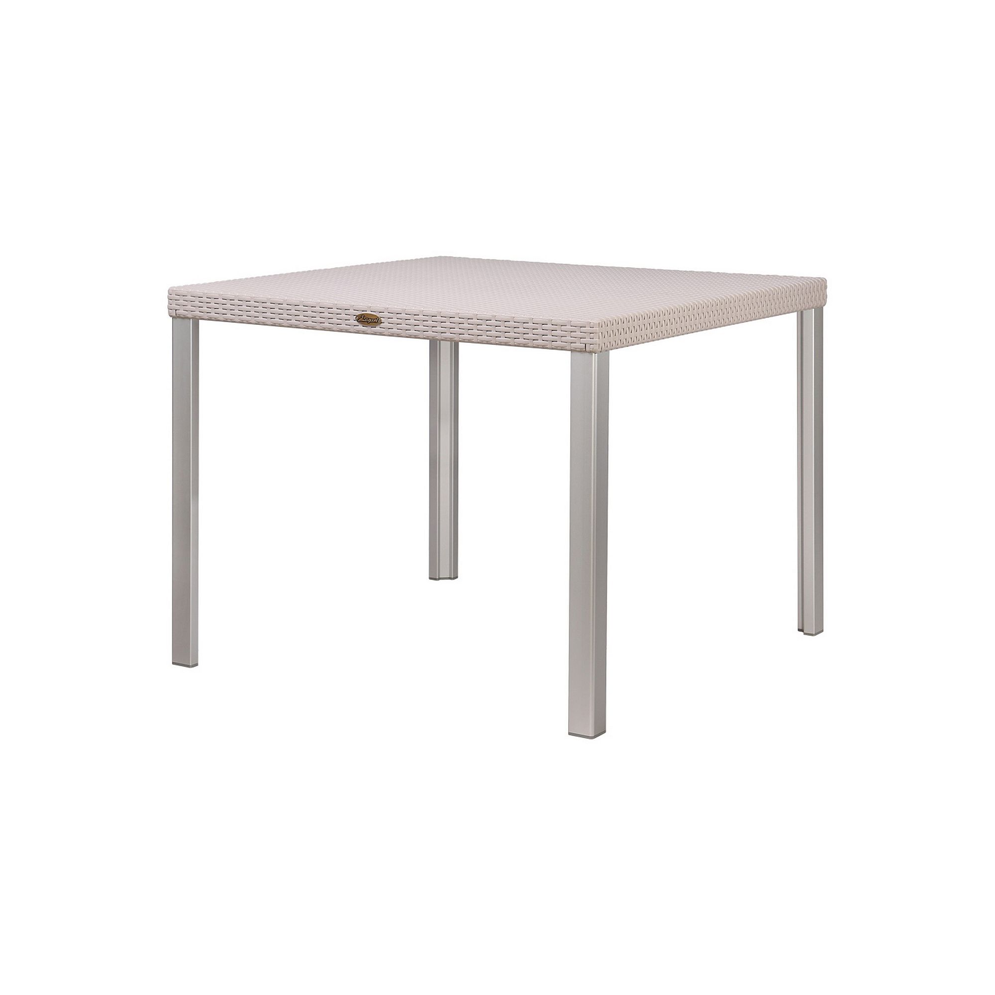 Lagoon Oslo Rattan Dining Table, Gray