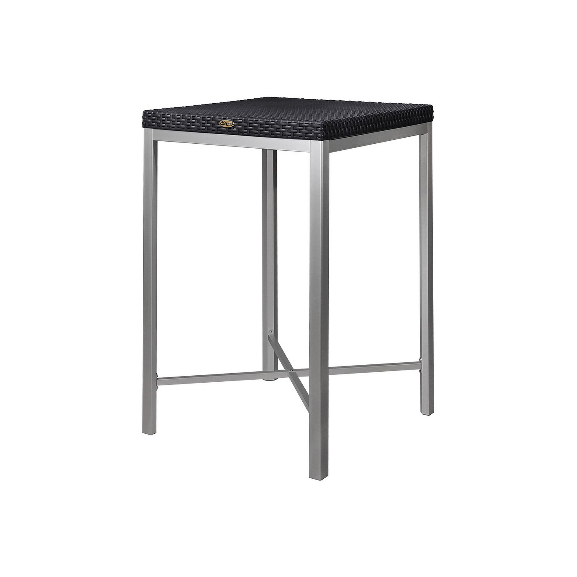 Lagoon Russ Rattan Bar Table, Black